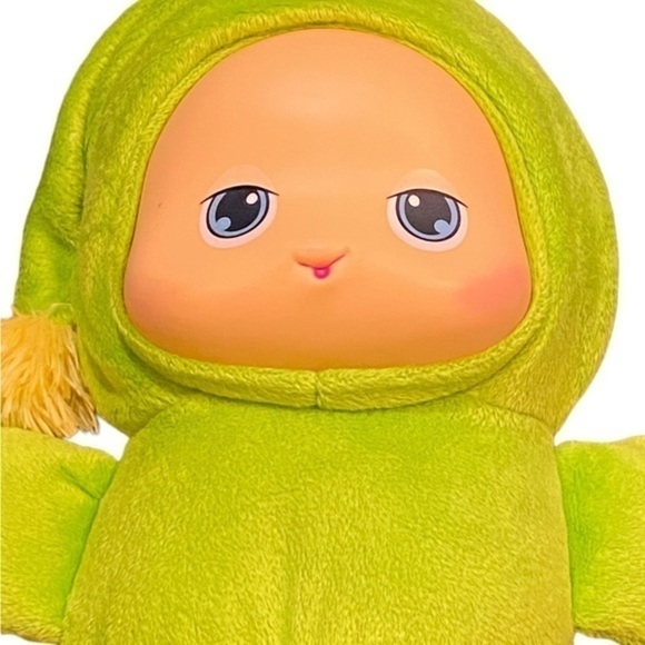 Hasbro 2009 Playskool Glo Worm Lullaby  10" Green Soft Plush Light Up Works - Picture 3 of 5